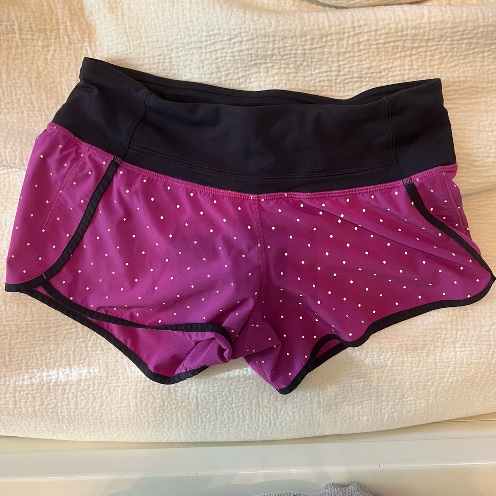 Lululemon Purple Running Shorts